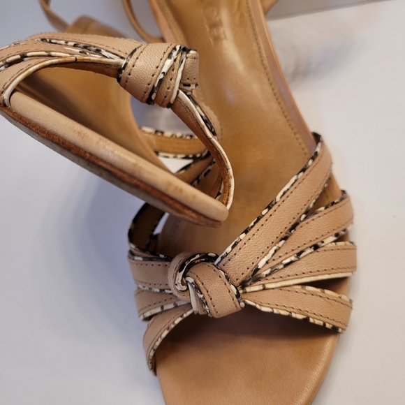 Coach Meg Leather Open Toe Ankle Strap Sandals - Picture 5 of 16